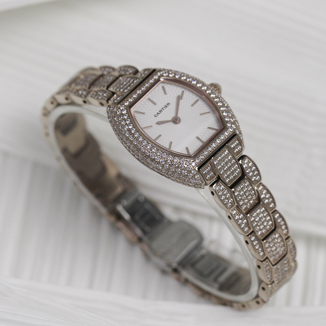 Cartier Gypsophila - Mini lady tonneau watch