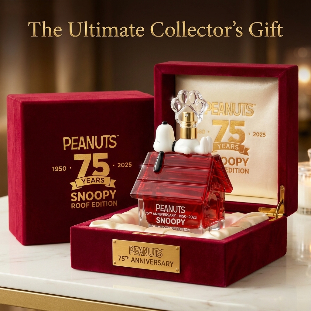 Peanuts® 75th Anniversary Rooftop Perfume Bottle