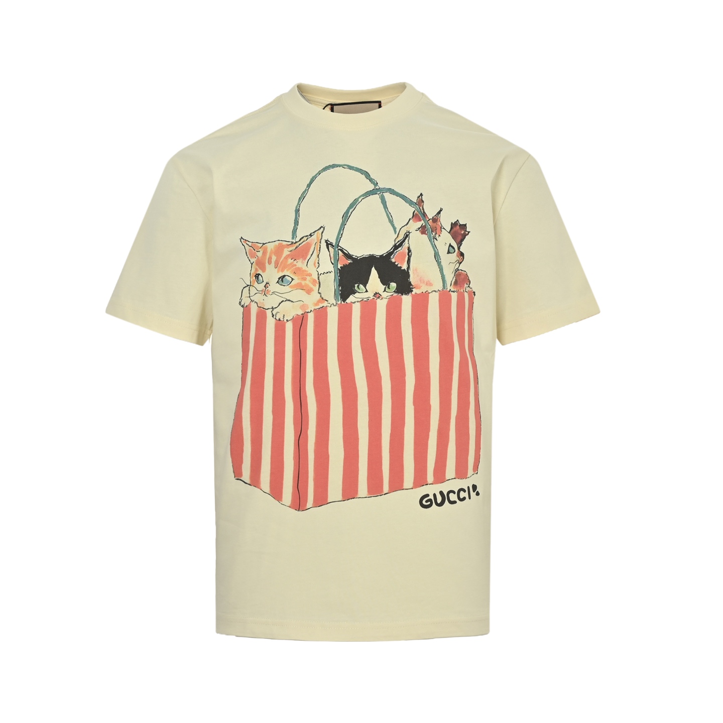 Gucci 25ss funny cartoon series printed short sleeves
