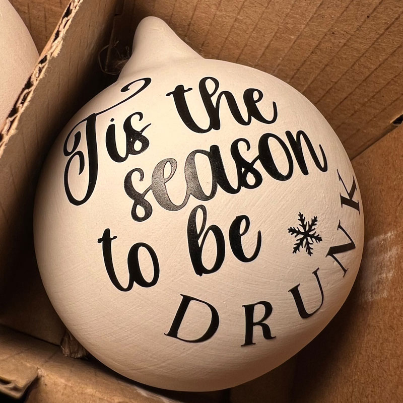 Rude Christmas Ornament