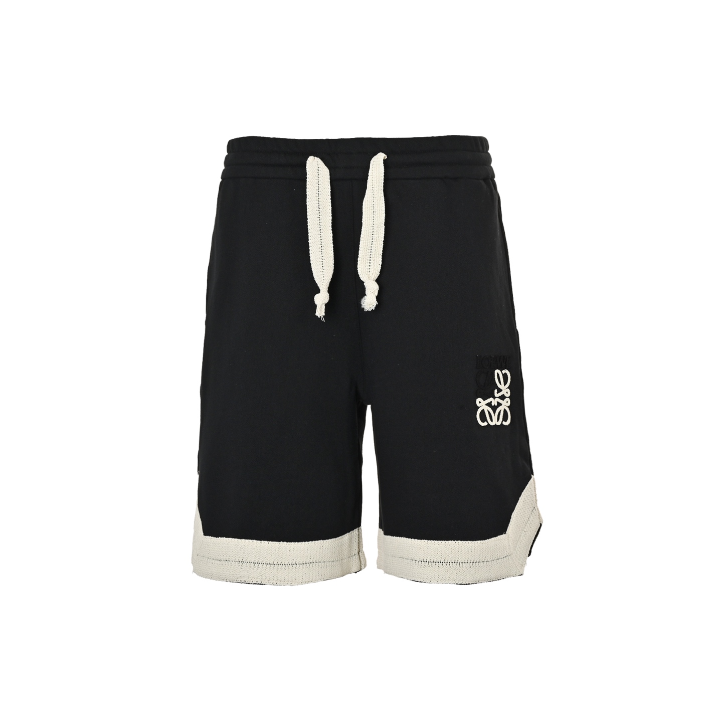 Loewe Colorblock Braided Ribbon Embroidered Shorts