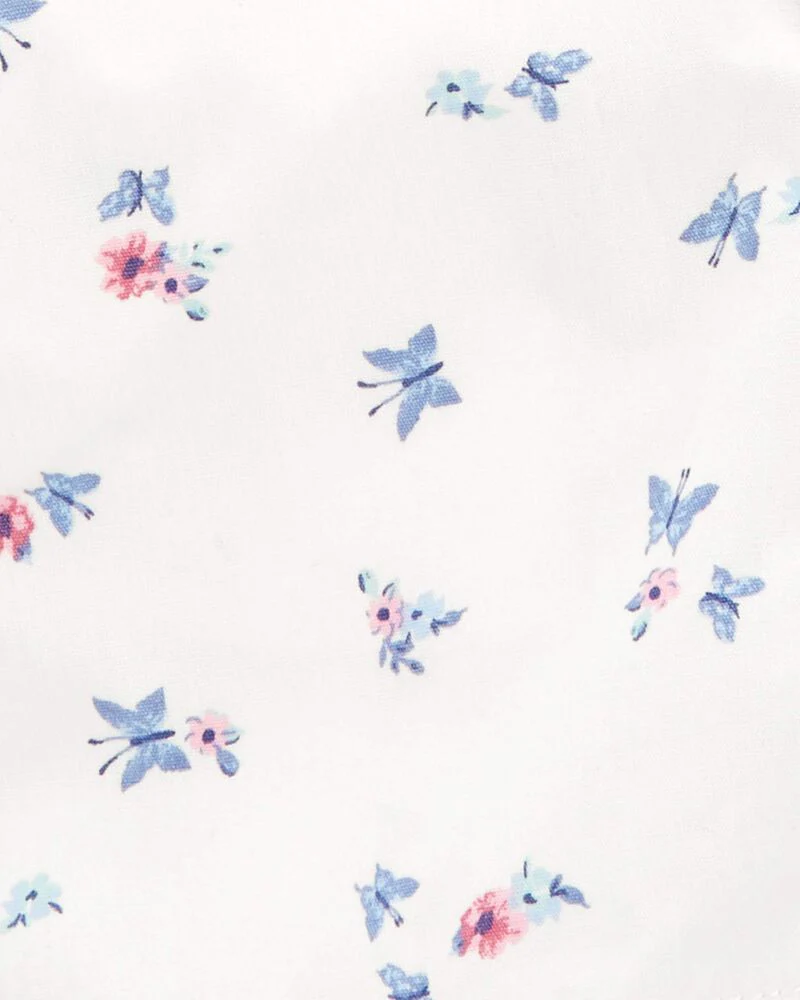 Oshkosh Butterfly Print Shortalls
