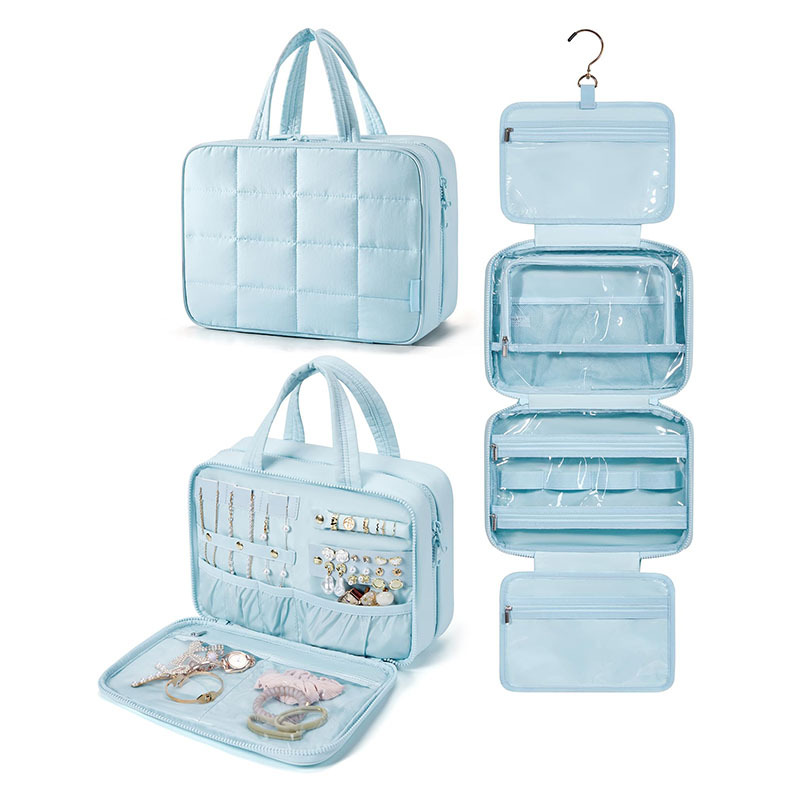 ✨NEW✨ - Hanging Waterproof Travel Toiletry Bag with Jewelry Organizer