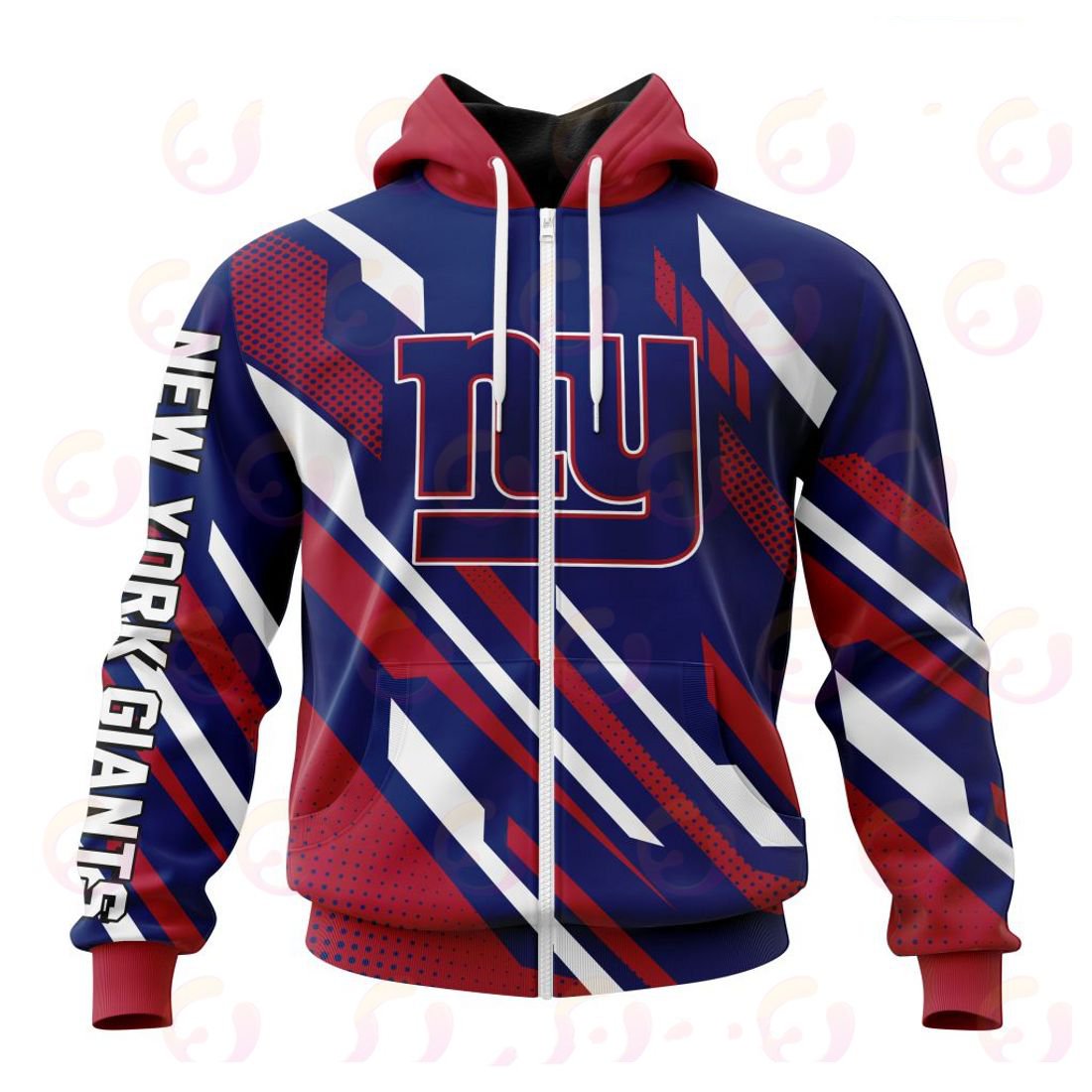 NEW YORK GIANTS 3D HOODIE SPECIAL MOTOCROSS CONCEPT