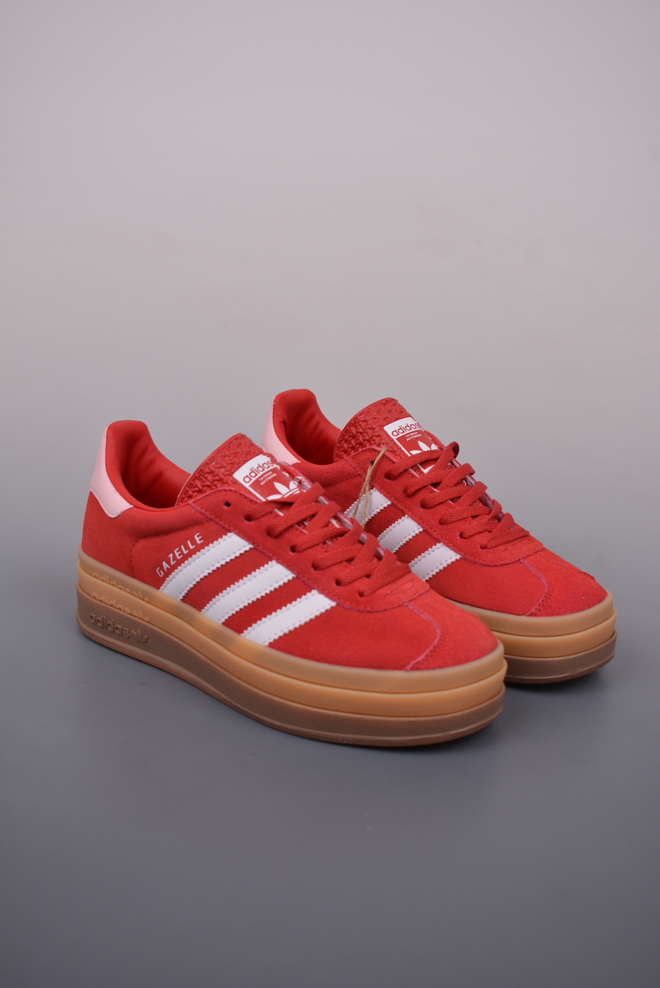 Adidas Originals Gazelle Bold Red and White ID6997