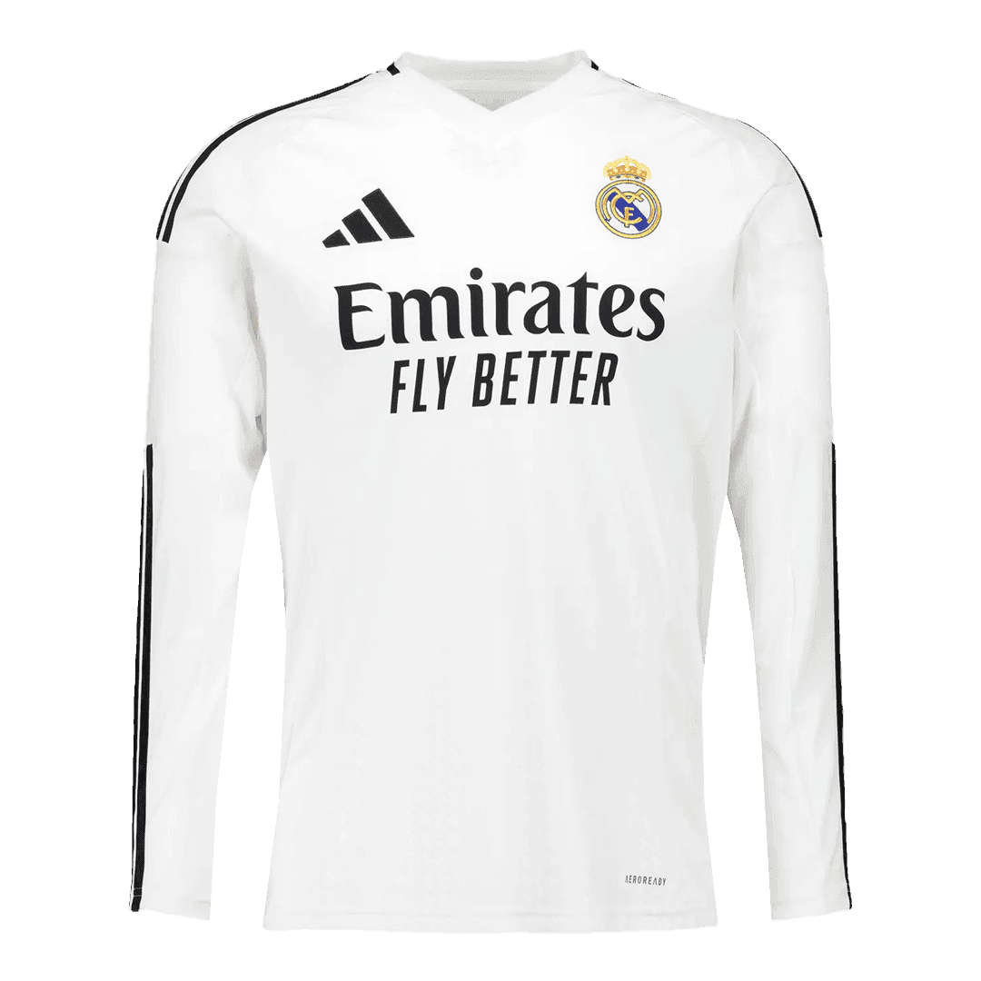 Real Madrid long-sleeved home football shirt 2024/25