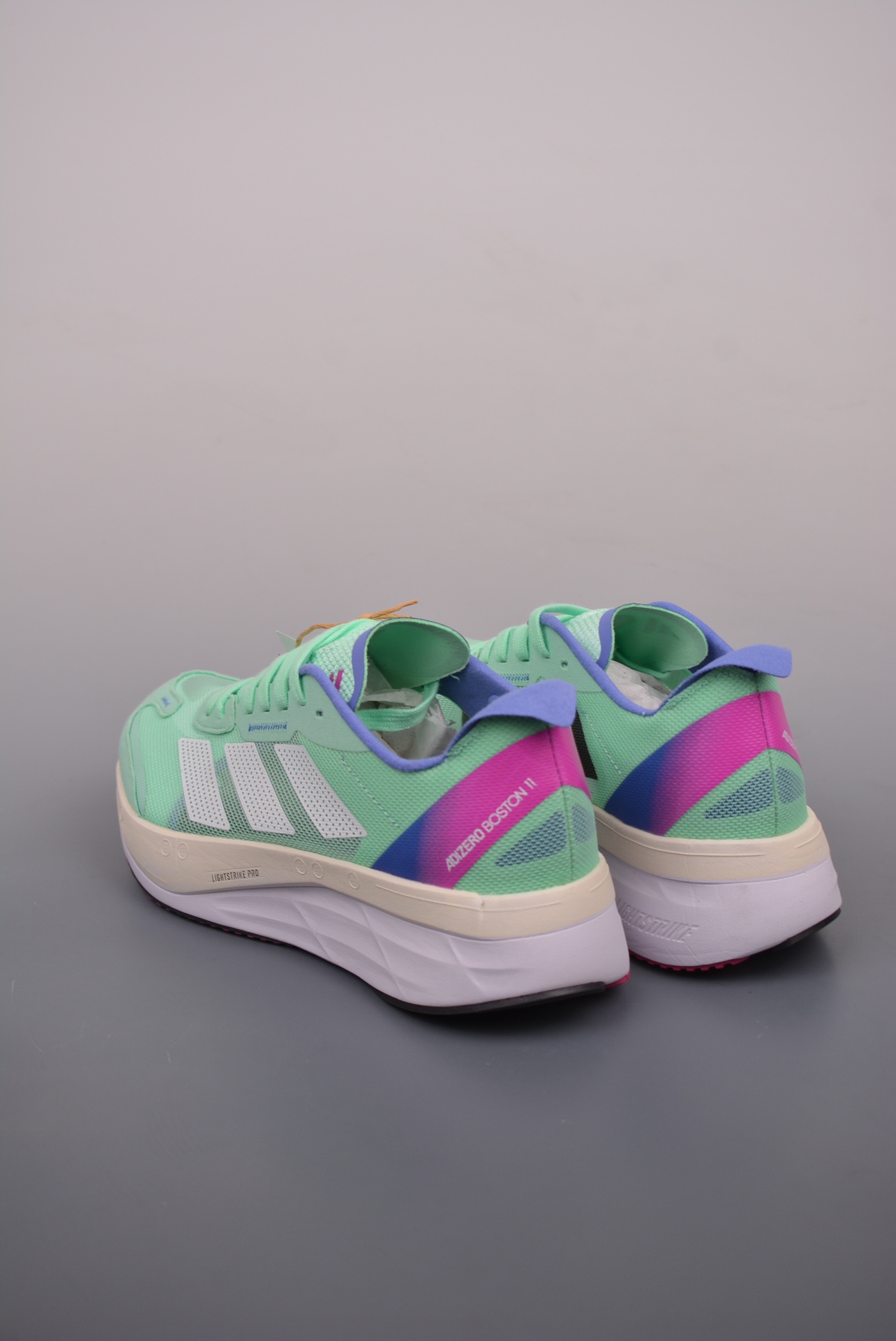 Adidas adizero Boston 11 blue, white and purple HQ3696