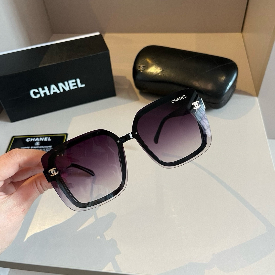 Chanel rimless sunglasses