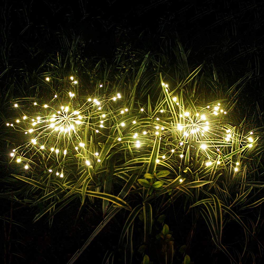 ( Last Day Promotions - 50% OFF)🔥Waterproof  Solar Garden Fireworks Lamp