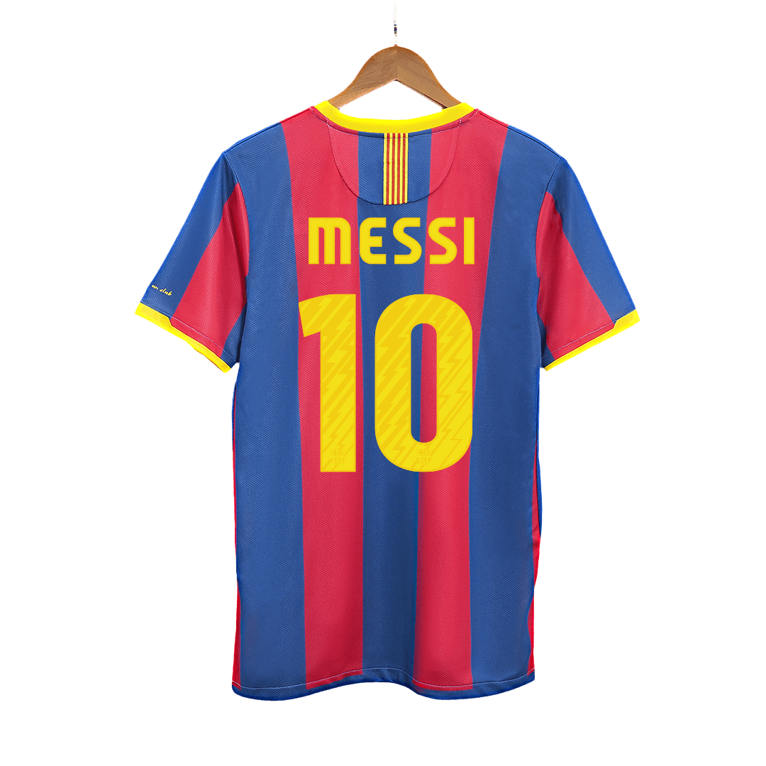 MESSI #10 Ρετρό φανέλα Barcelona για εντός έδρας ποδόσφαιρο 2010/11
