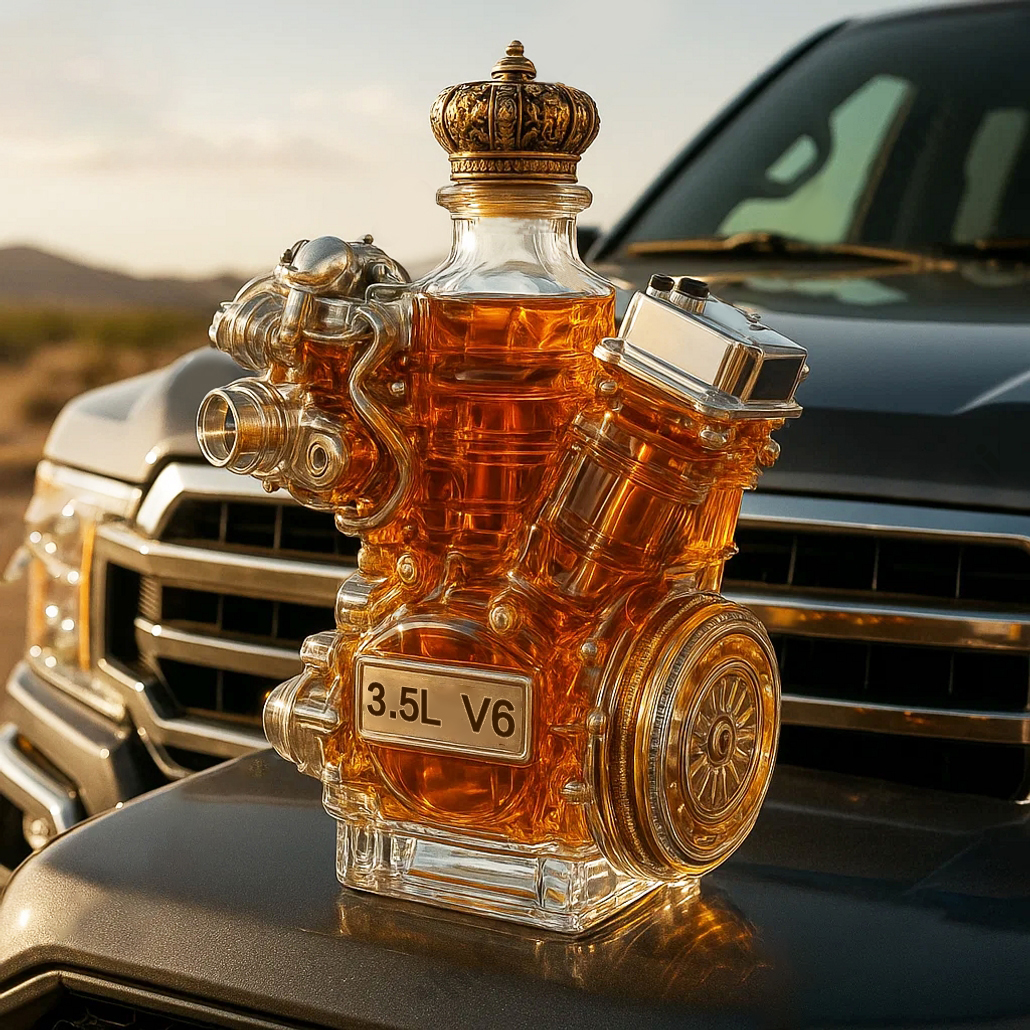 V6 Whiskey Bottle