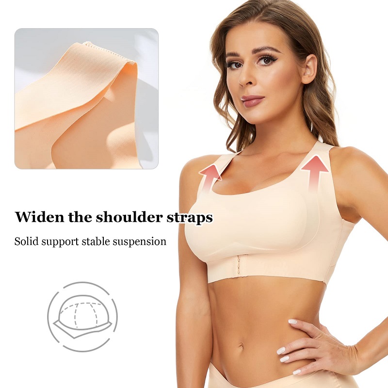 🔥45% OFF Flash Sale Only Today - Seamless Front closure Posture Corrector Push Up Bra (Buy 3 FREE SHIPPING)