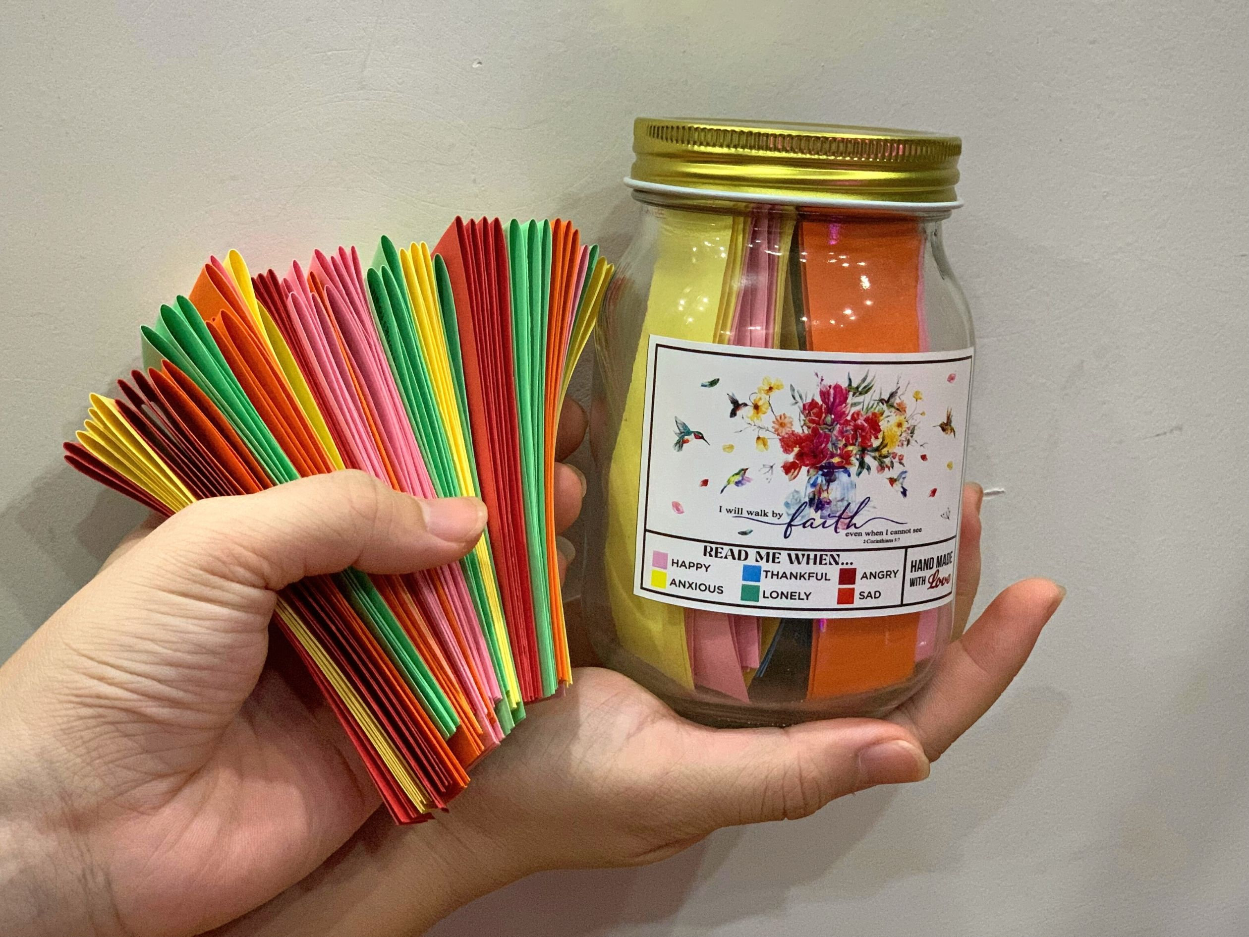 Color-Coded Scripture Jars