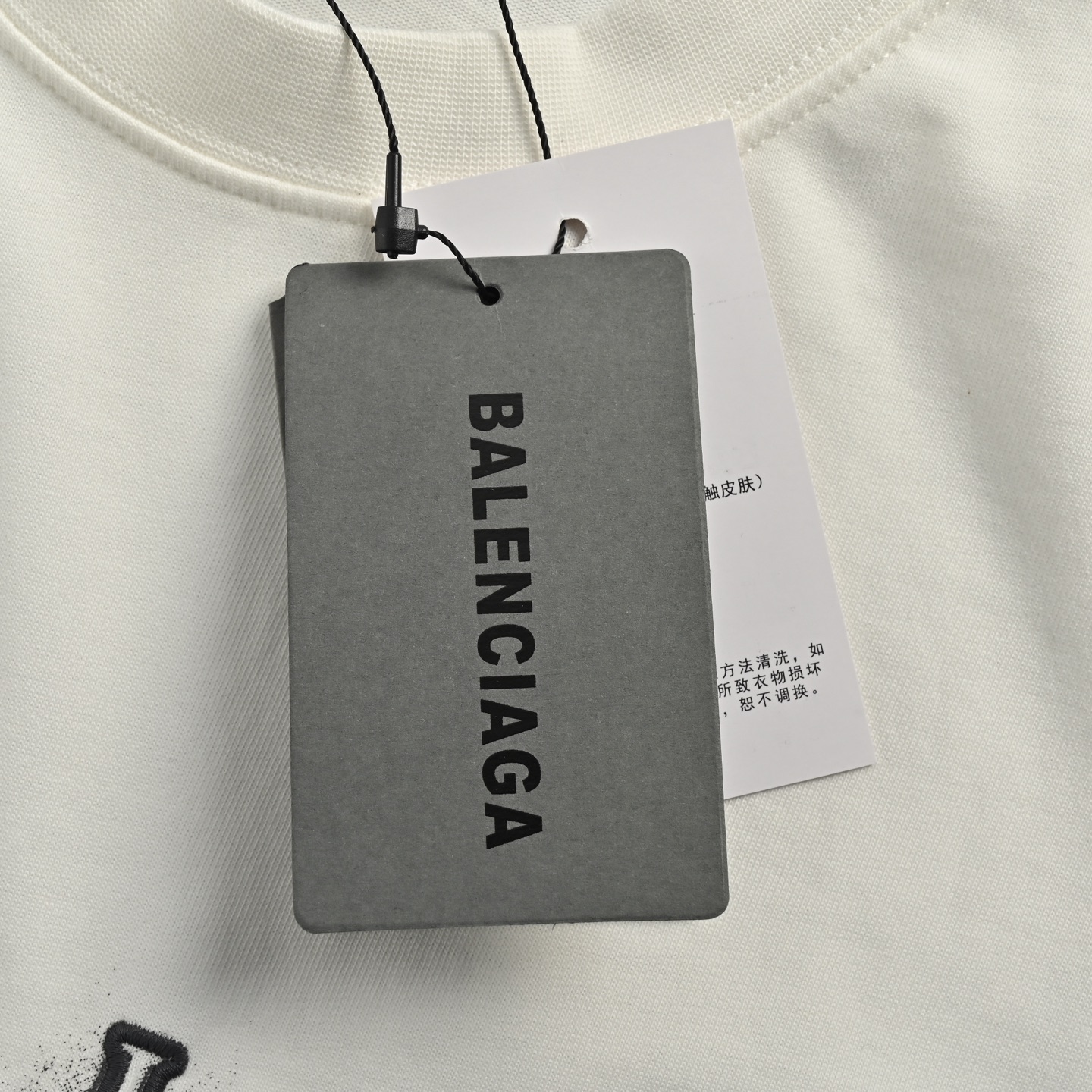 Balenciaga Halo Print Pop Embroidery Short Sleeve