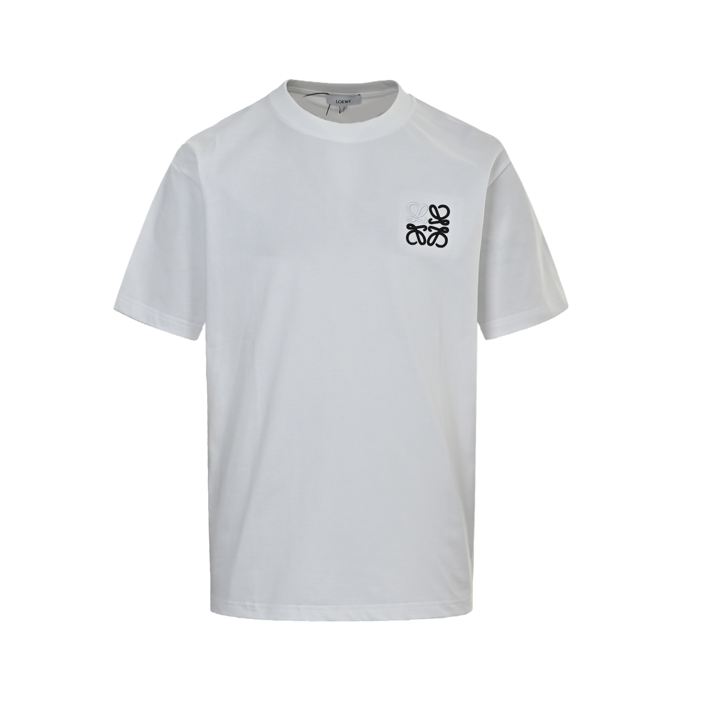 Loewe 25ss contrast logo embroidered short sleeve