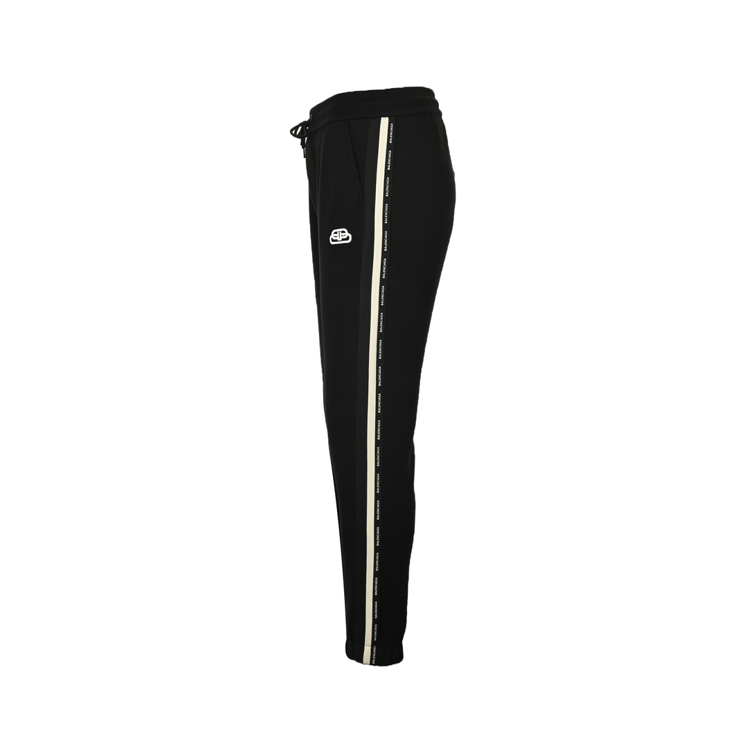 Balenciaga 24Fw lock embroidered web trousers