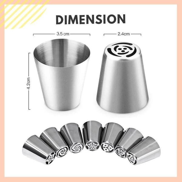 (Hot Sale Now-50% OFF) Cake Decor Piping Tips-BUY 2 FREE SHIPPING