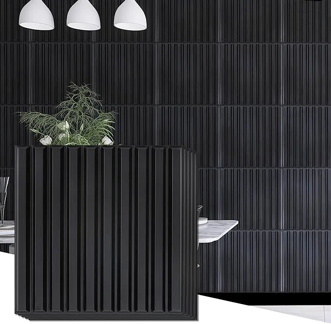PVC Three - Dimensional Stereoscopic Decorative Wall Panels (11.8in*11.8in)