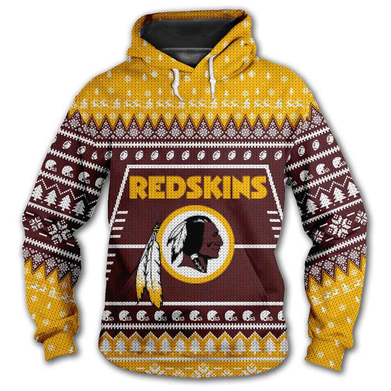 WASHINGTON 3D CHRISTMAS HOODIE ABC02