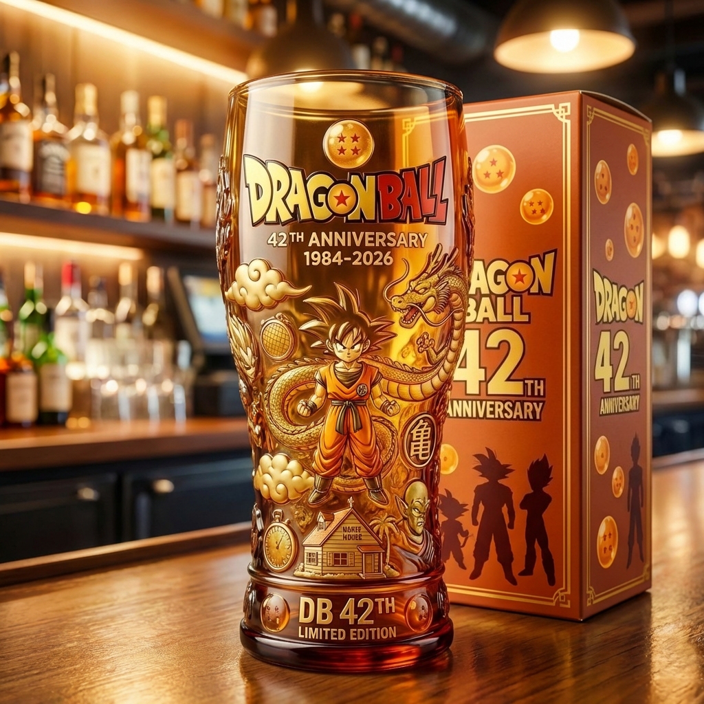 Dragon Ball 42nd Anniversary Commemorative Pint Glass