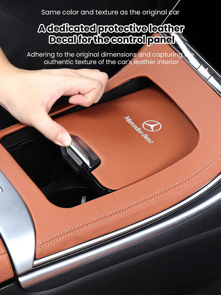 Leather Center Console Hard Cover