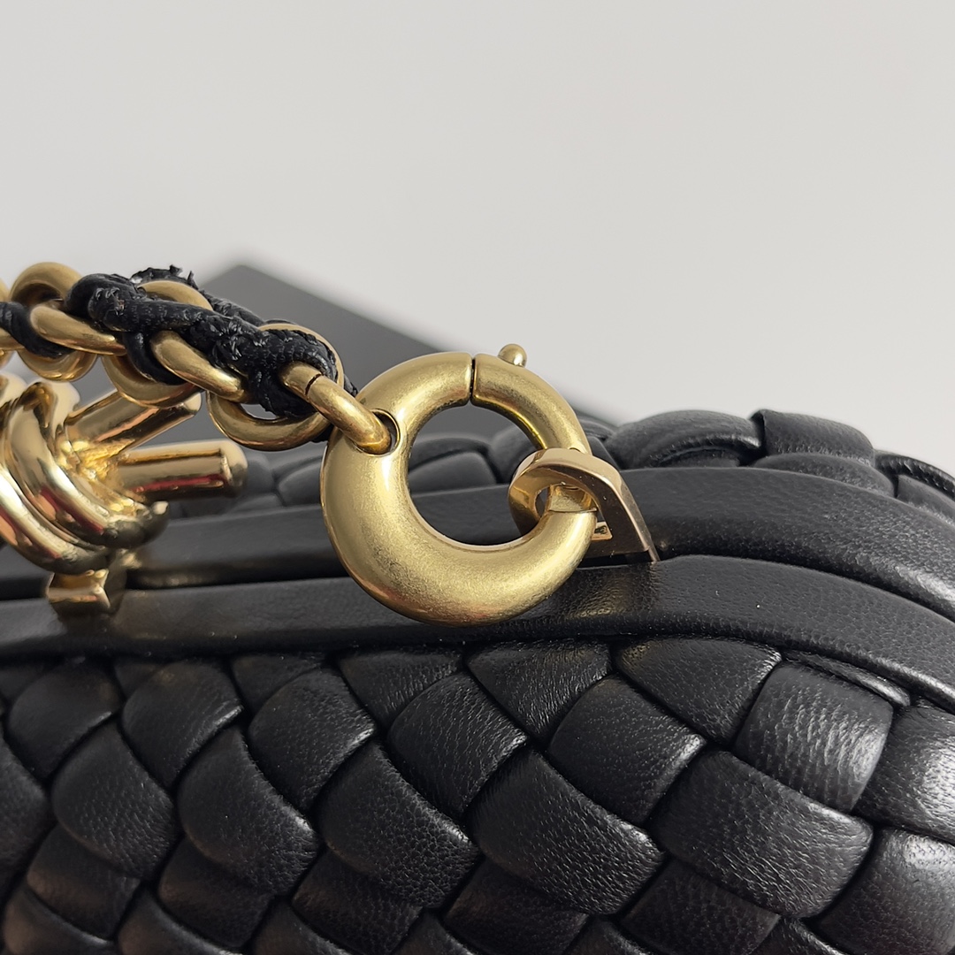 Bottega Veneta 24 Spring Fashion Braided Chain Evening Bag 776662