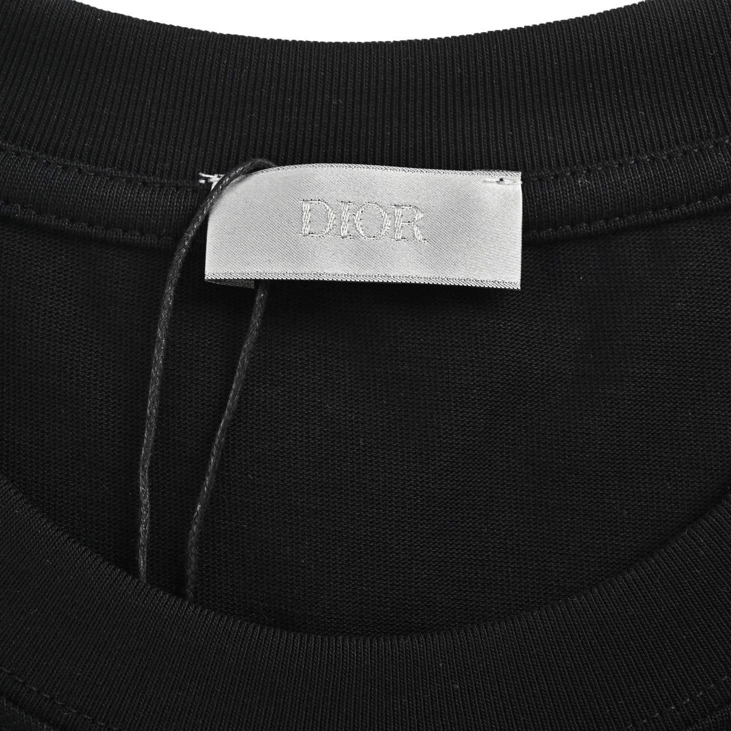 Dior 25ss chest embroidered letter short sleeve