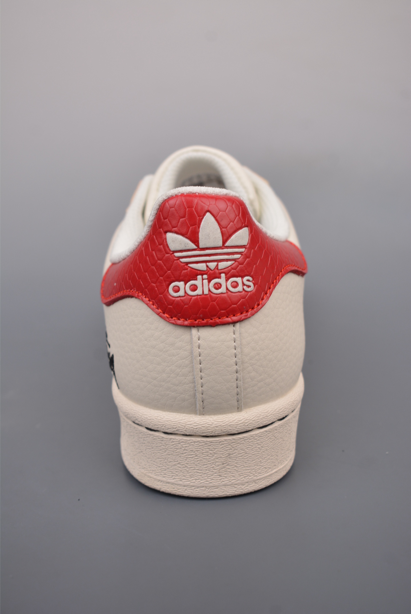 Stussy x Adidas Originals Superstar Leather White Black Red BZ2522