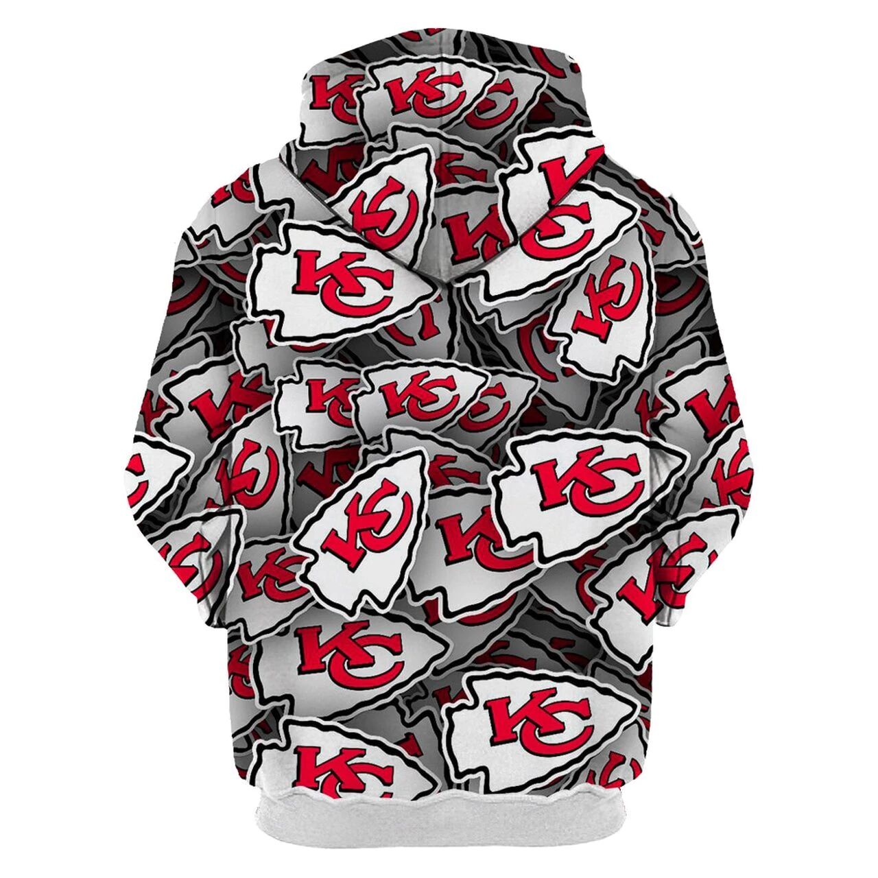 KANSAS CITY CHIEFS 3D HOODIE KKCC012