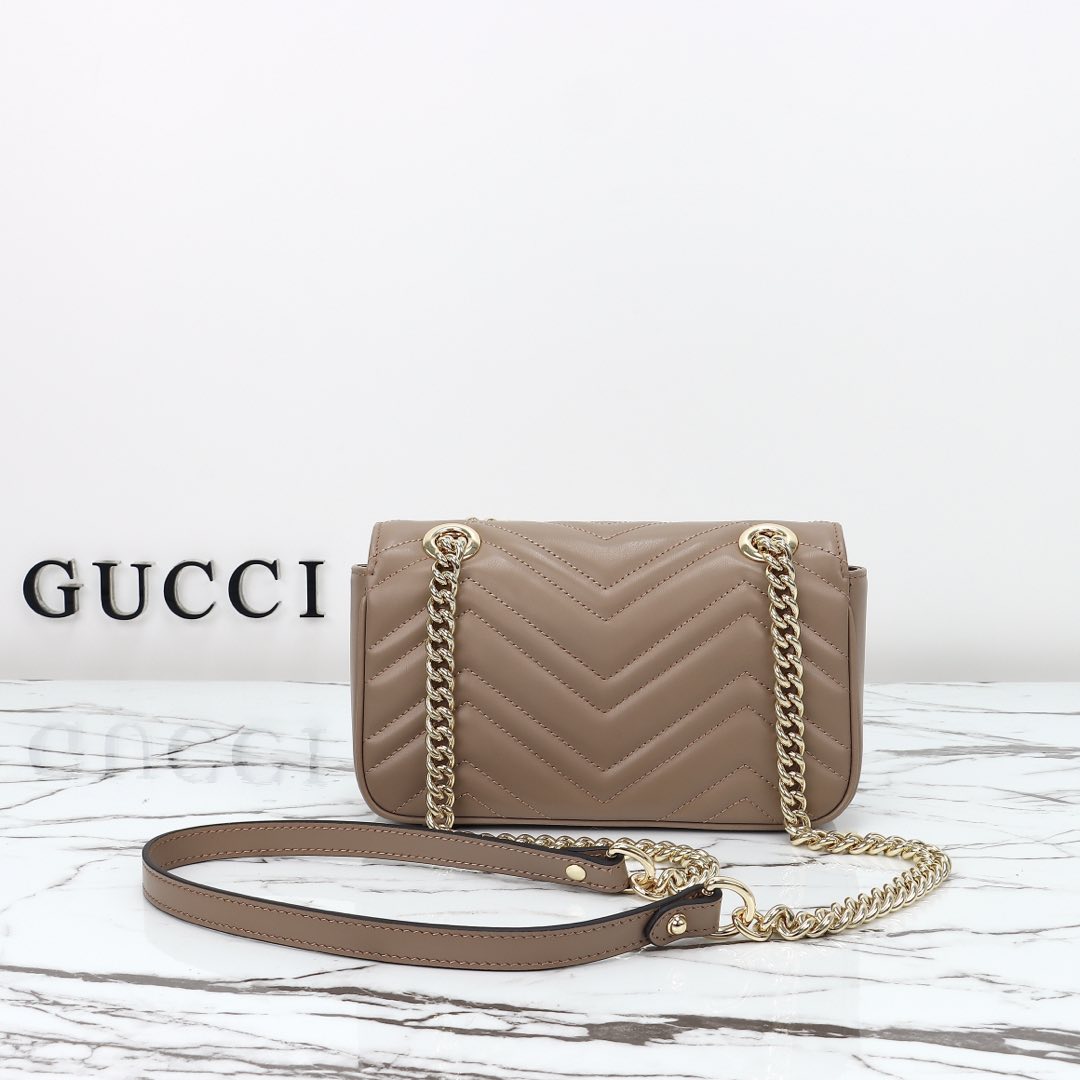 Gucci GG Marmont small shoulder bag 446744 AAER0 1523