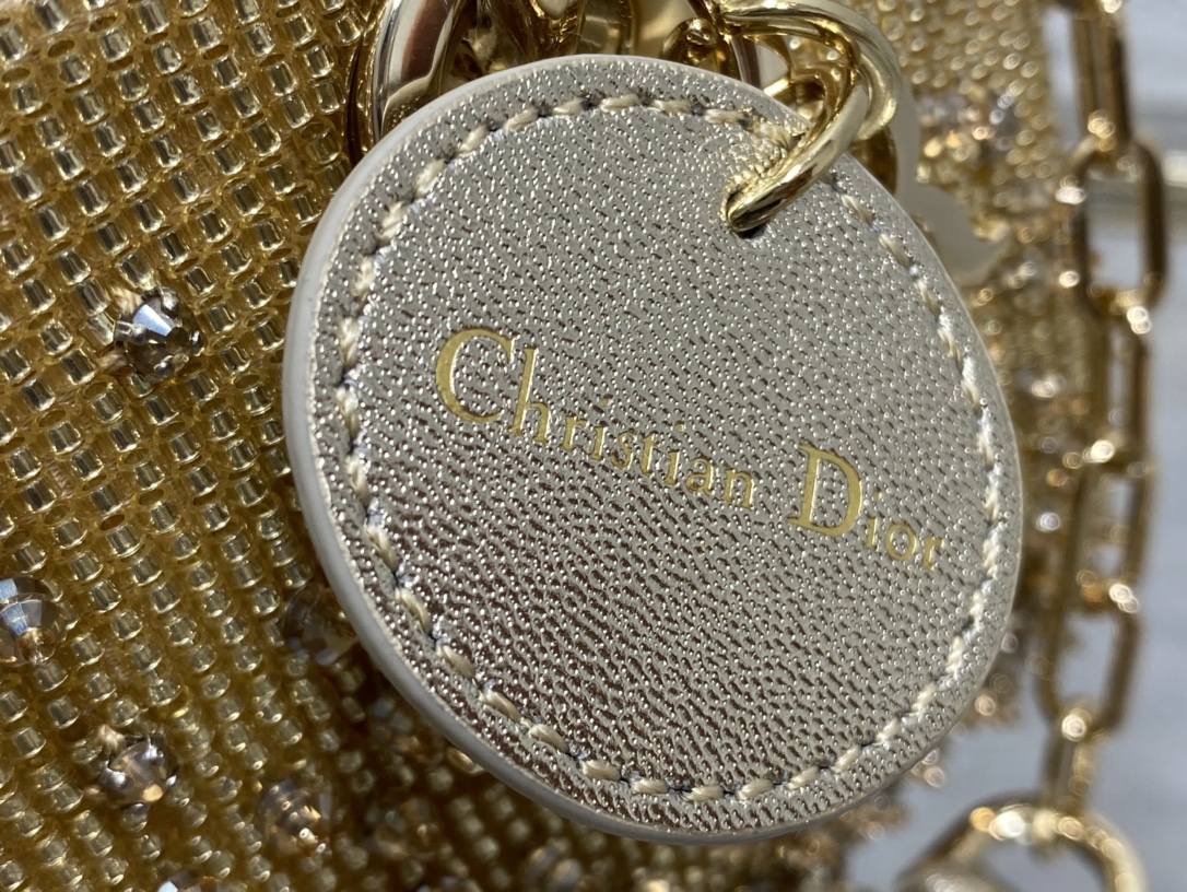 Dior Lady Limited Edition Beaded Horizontal Edition Princess Diana Bag