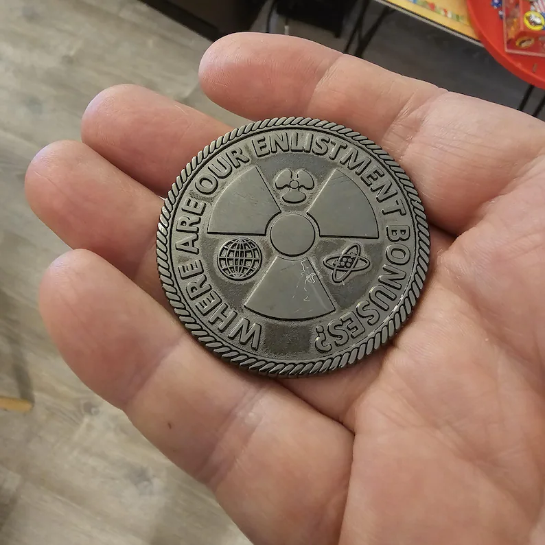 United States Navy Nuclear Waste Challenge Coin