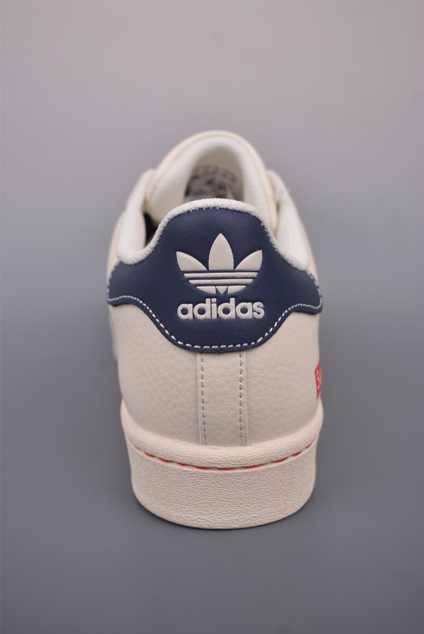 The North Face x Adidas Originals Superstar XLG Off-White Red Blue BZ2521