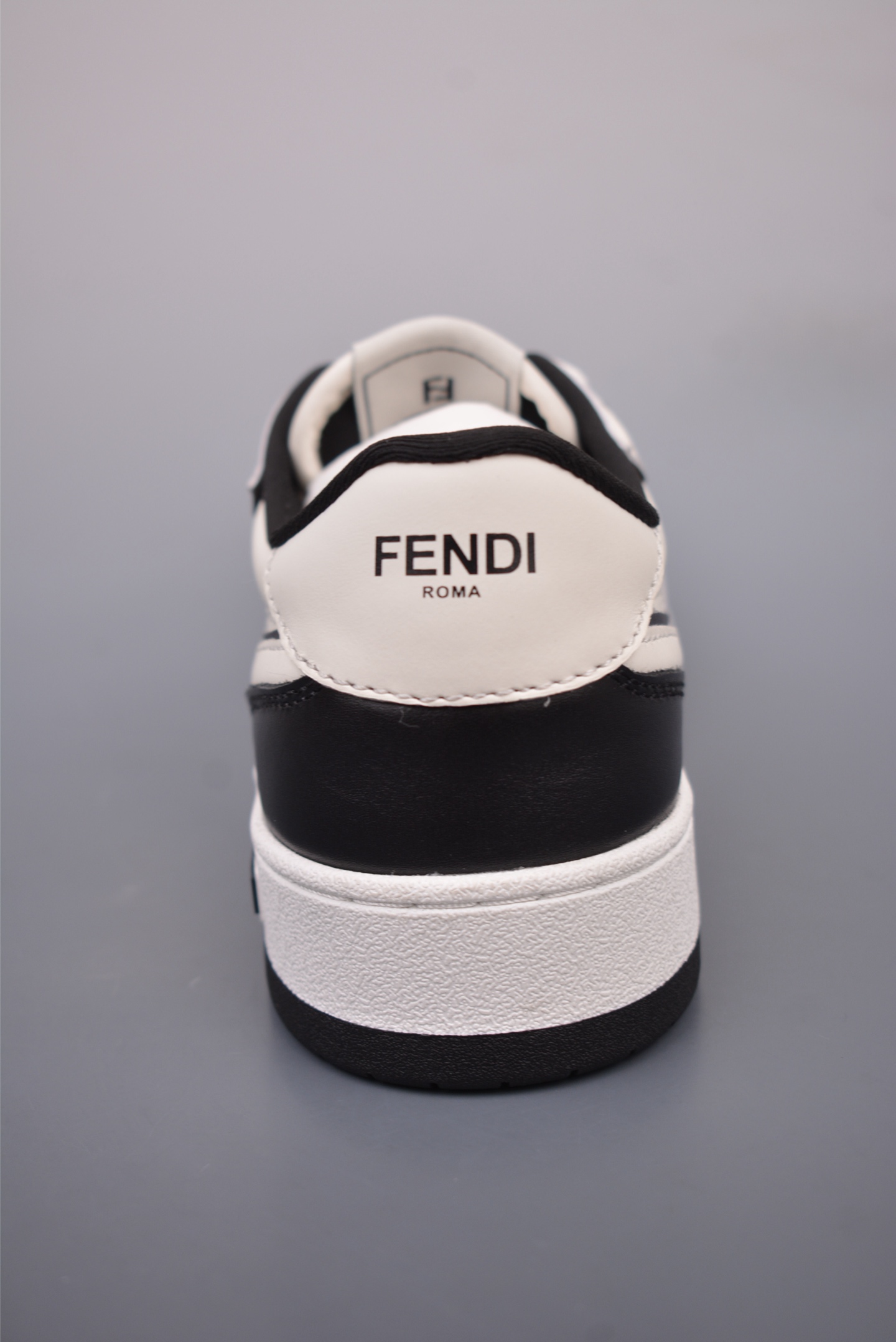 Fendi Match Sneaker Low Velcro white and black FF Jacquard 7E1493L1111