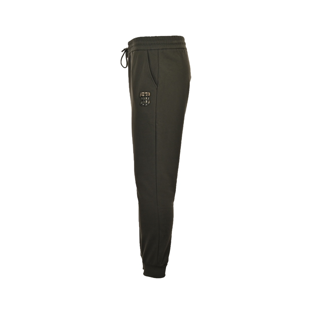 Burberry 24Fw TB check patch 3D embroidered trousers