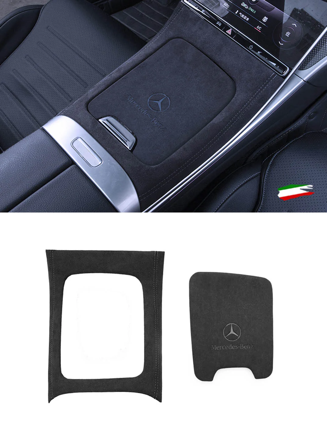 Leather Center Console Hard Cover