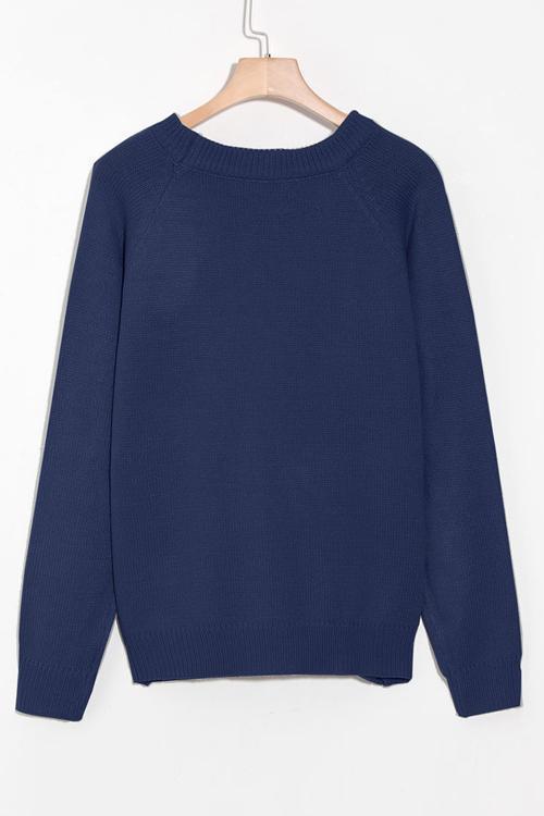 Heididress Color Block Love Heart Knit Sweaters