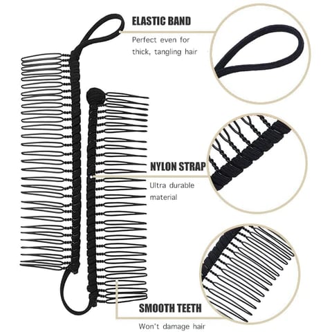 🔥Last Day-[SAVE 50% OFF]--Vintage Stretchy Banana Hair Clip-✨BUY 2 GET 1 FREE!