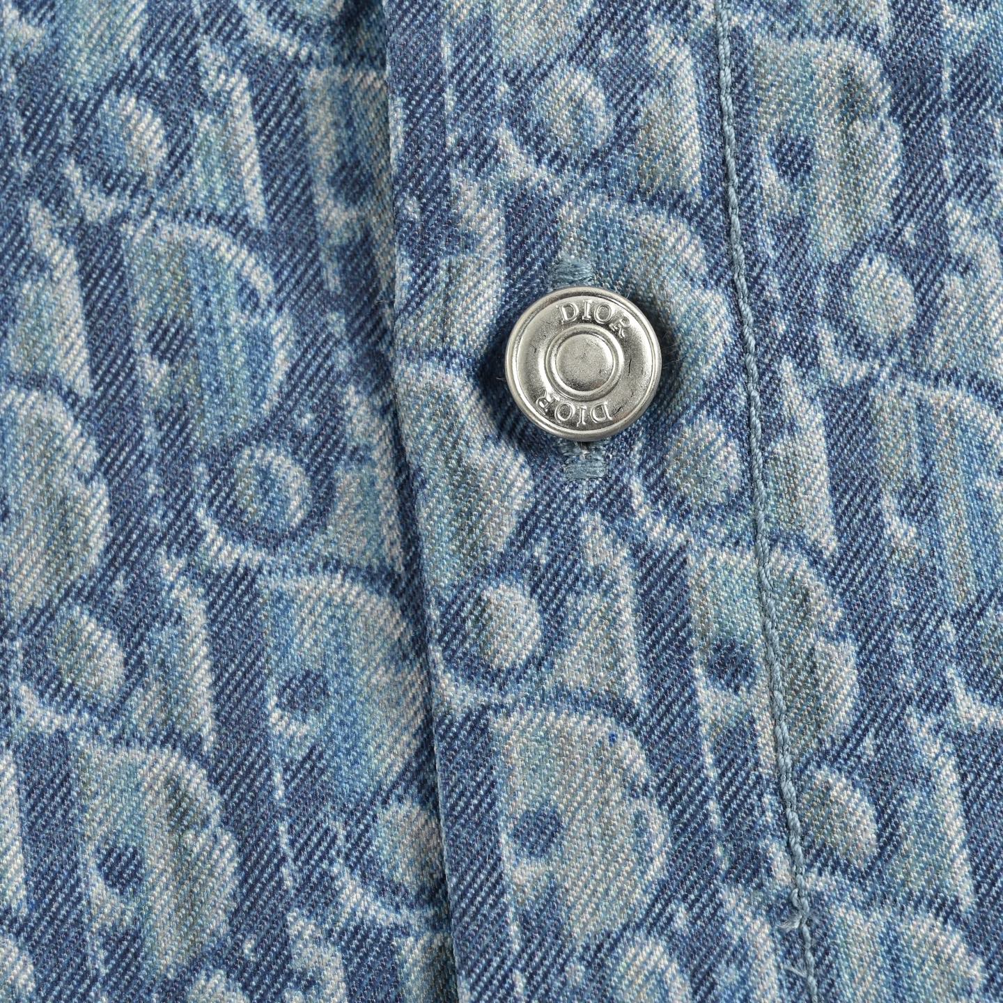Dior 25ss all-over monogram short-sleeved shirt