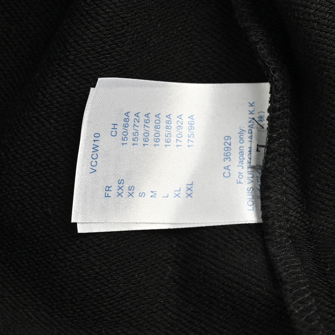 Louis Vuitton 24Fw front and back logo foam print crew neck sweatshirt