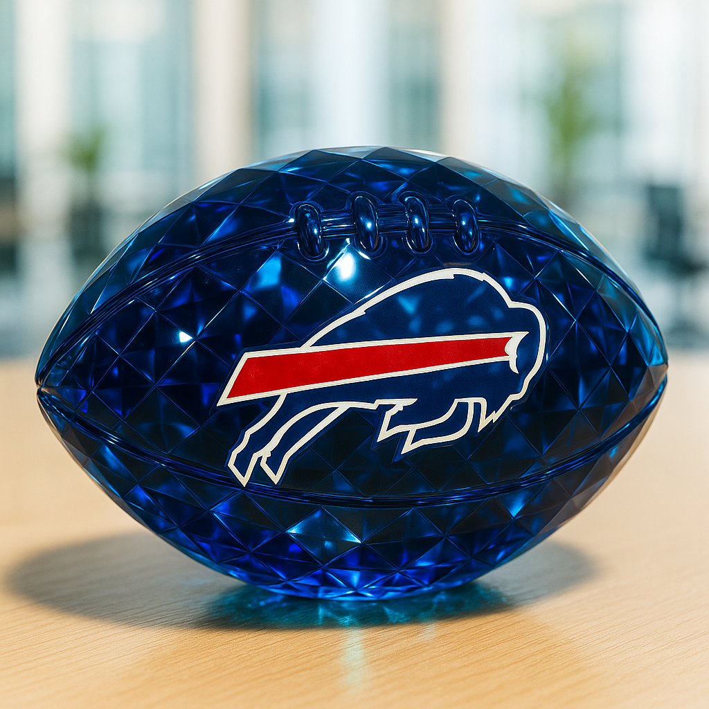 NFL Crystal Football Sculpture