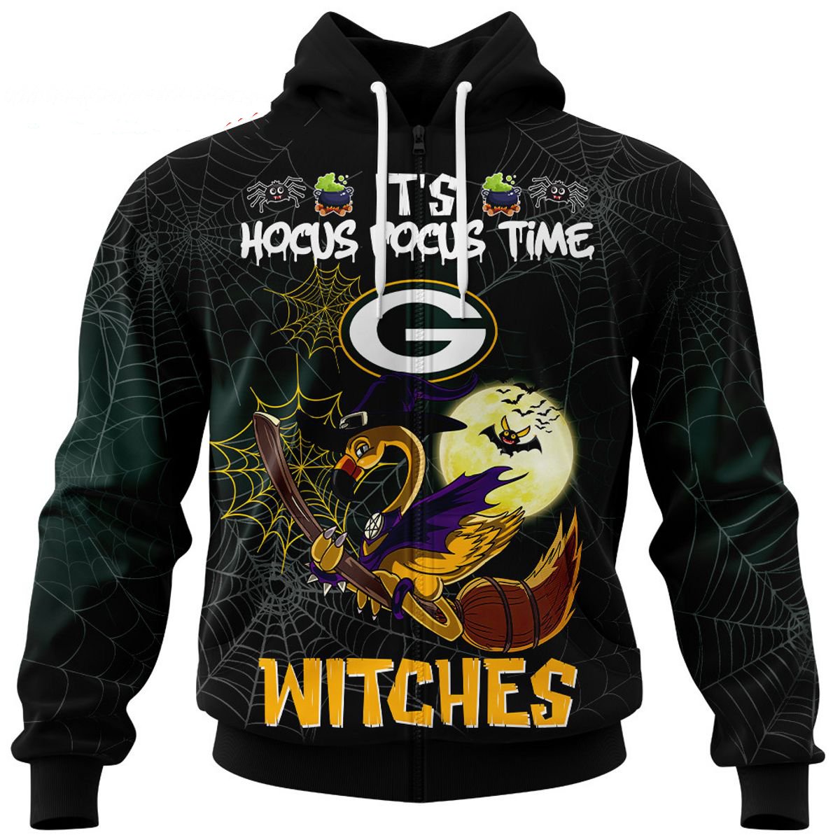 GREEN BAY PACKERS 3D HOODIE HALLOWEEN002
