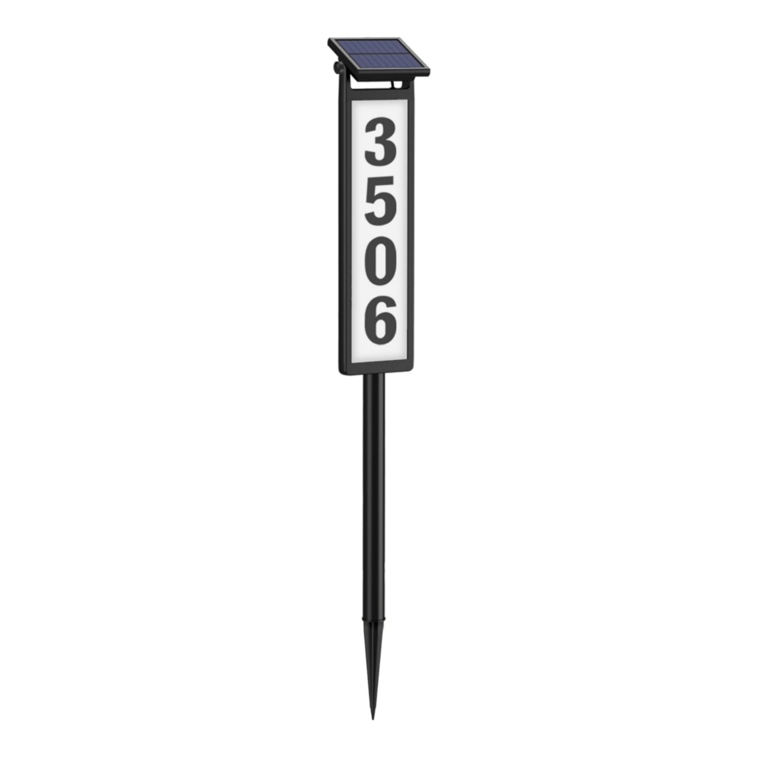 🔥ON SALE🔥Solar Light Address Sign - Lighted Address Plaque Outdoor Waterproof