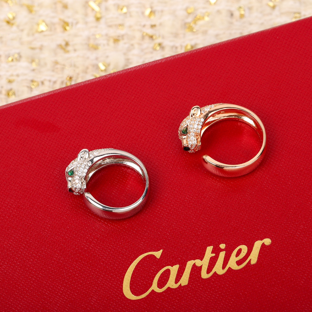 Cartier Panther Head Ring