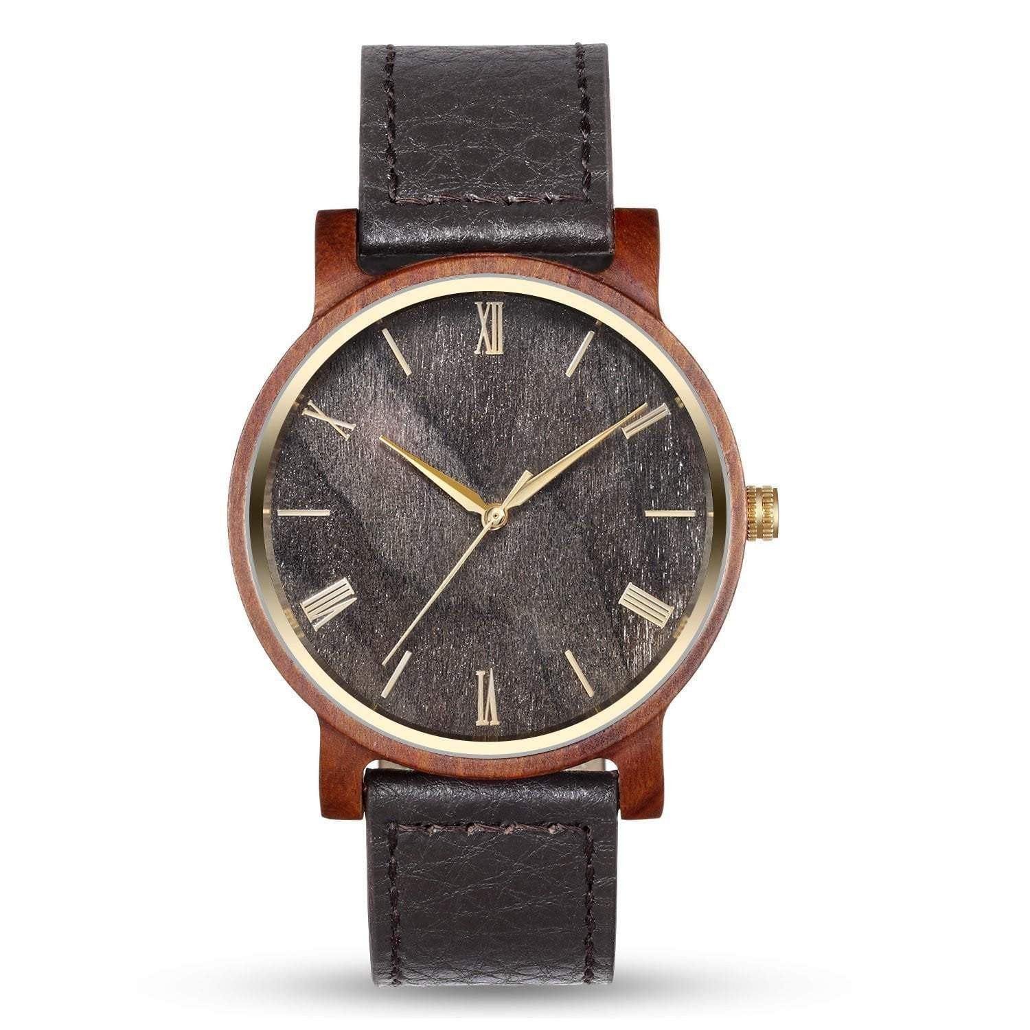 Wooden Watches Red Arce