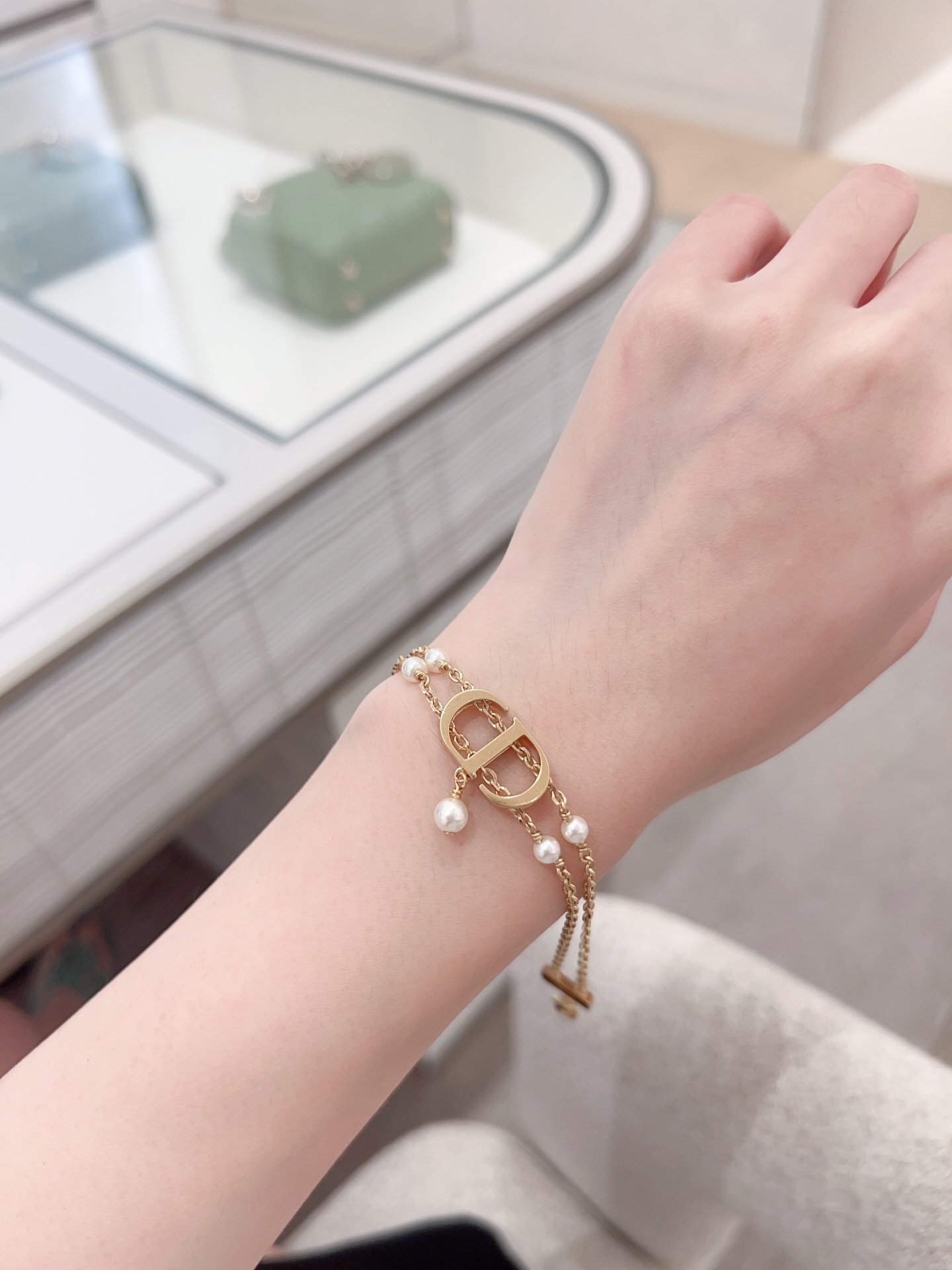 Dior Double Pearl Bracelet