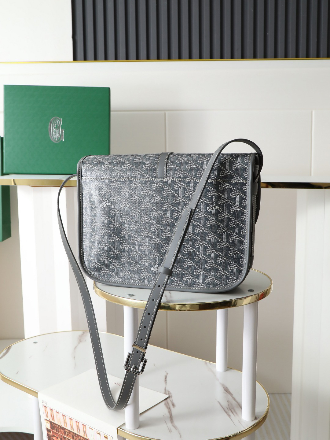 Goyard belvedère shoulder bag 244