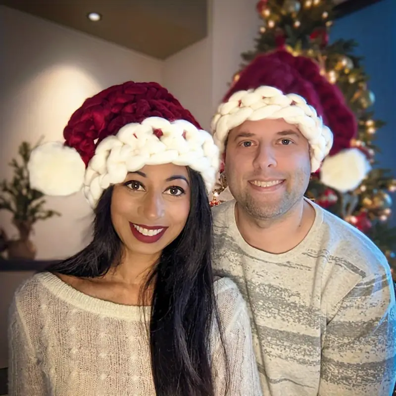 🎅🏼🎅🏼 Warm Velvet Knit Christmas Hat
