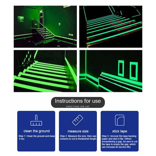 (🎁2024 New Year Hot Sale🎁)🟩Luminous Warning Tape