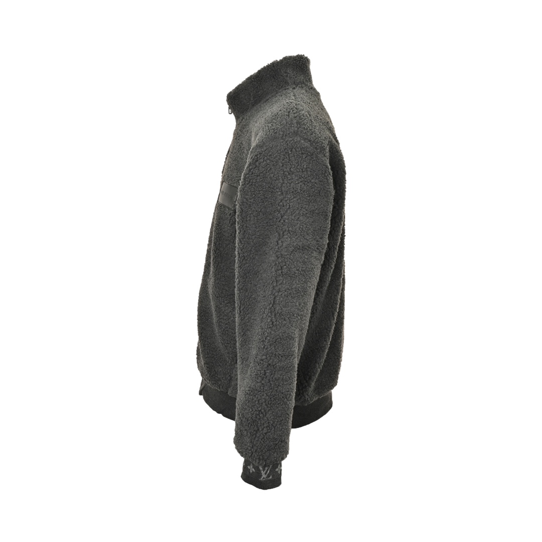 Louis Vuitton 24Fw leather brand lambskin stand collar jacket